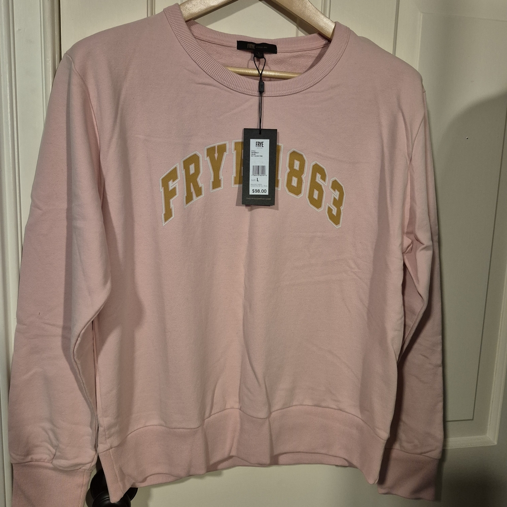 Frye Pink and Gold Sweatshirt 807/3541